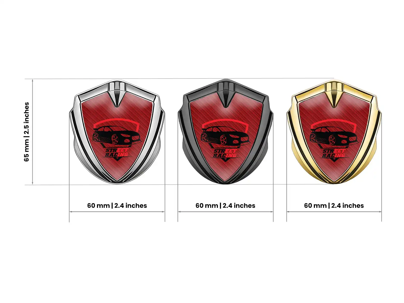 3d Metal Emblem Pro Style Stainless Steel 3D